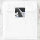 Space Shuttle Discovery 14 Vierkante Sticker (Tas)