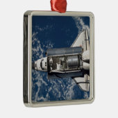 Space Shuttle Discovery 16 Metalen Ornament (Rechts)