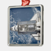 Space Shuttle Discovery 16 Metalen Ornament (Links)