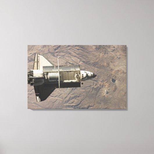 Space Shuttle Discovery 4 Canvas Afdruk (Voorkant)