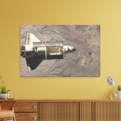 Space Shuttle Discovery 4 Canvas Afdruk (Insitu (Woonkamer))