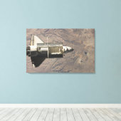 Space Shuttle Discovery 4 Canvas Afdruk (Insitu (Houten vloer))