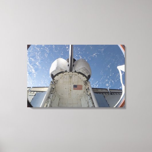 Space Shuttle Discovery 4 Canvas Afdruk (Voorkant)