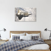 Space Shuttle Discovery 7 Canvas Afdruk (Insitu (Slaapkamer))