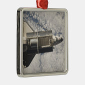 Space Shuttle Discovery 7 Metalen Ornament (Rechts)