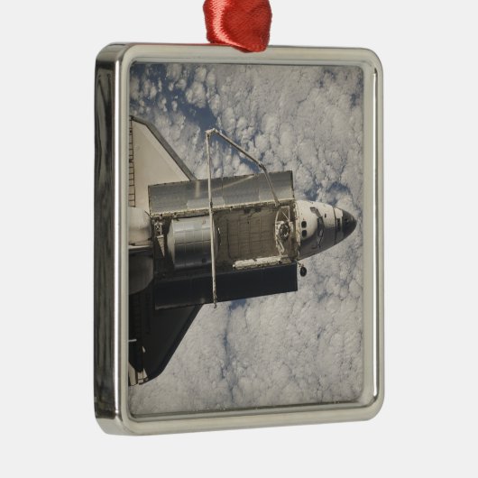 Space Shuttle Discovery 7 Metalen Ornament (Rechts)