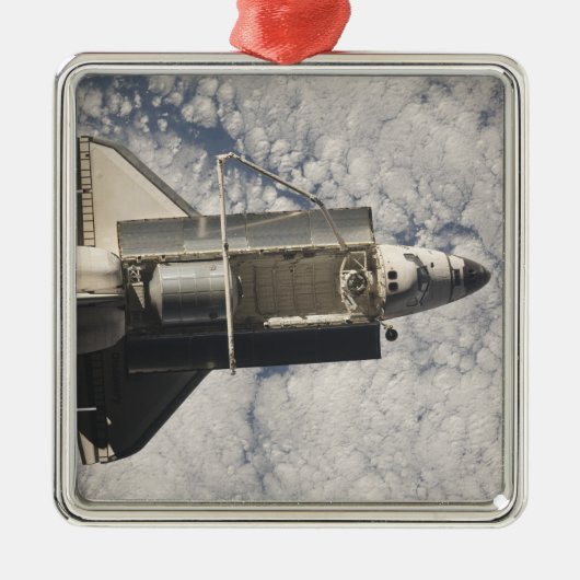 Space Shuttle Discovery 7 Metalen Ornament (Voorkant)