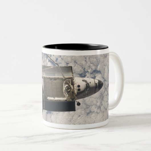 Space Shuttle Discovery 7 Tweekleurige Koffiemok (Voorkant rechts)