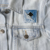 Space Shuttle Discovery 8 Vierkante Button 5,1 Cm (In situ)