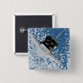 Space Shuttle Discovery 8 Vierkante Button 5,1 Cm (Voorkant /achterkant)
