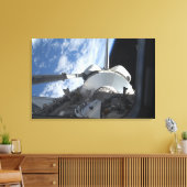 Space Shuttle Discovery 9 Canvas Afdruk (Insitu (Woonkamer))