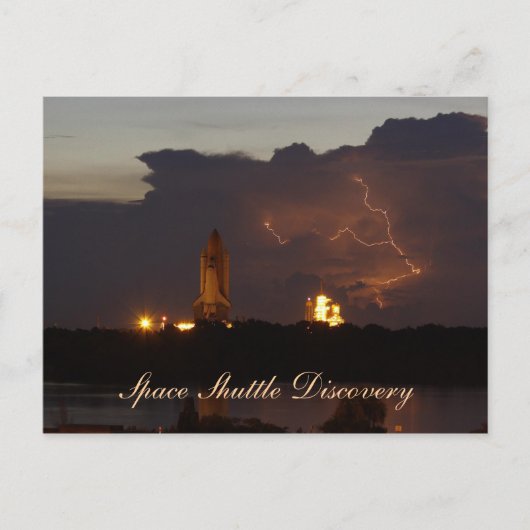 Space Shuttle Discovery Briefkaart (Voorkant)