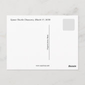 Space Shuttle Discovery Briefkaart (Achterkant)