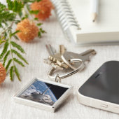 Space Shuttle Discovery door Aarde teruggeworpen Sleutelhanger (Zijkant)