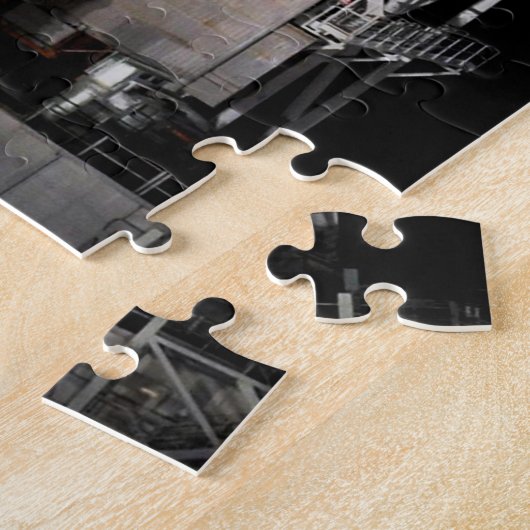 Space Shuttle Discovery en Full Moon in 2009 Legpuzzel (Zijkant)