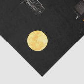 Space Shuttle Discovery en Full Moon in 2009 Tissuepapier (Detail)