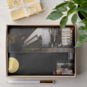 Space Shuttle Discovery en Full Moon in 2009 Tissuepapier (Geschenk)