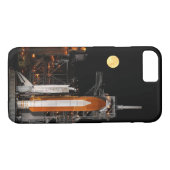 Space Shuttle Discovery en Moon Case-Mate iPhone Case (Achterkant (Horizontaal))