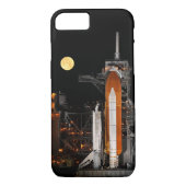 Space Shuttle Discovery en Moon Case-Mate iPhone Case (Achterkant)