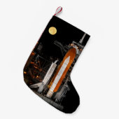 Space Shuttle Discovery en Moon Kleine Kerstsok (Voorkant (Hangend))