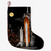 Space Shuttle Discovery en Moon Kleine Kerstsok (Voorkant)