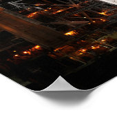 Space Shuttle Discovery en Moon Poster (Hoek)