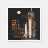 Space Shuttle Discovery en Moon Servetten (Voorkant)