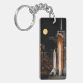 Space Shuttle Discovery en Moon Sleutelhanger (Voorkant Links)