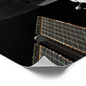 Space Shuttle Discovery gedokt Poster (Hoek)