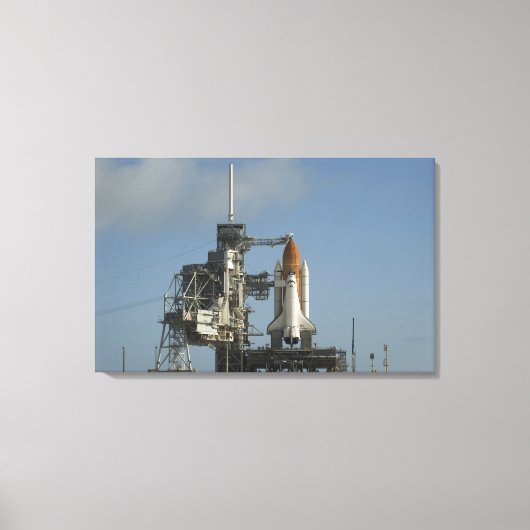 Space Shuttle Discovery is klaar 2 Canvas Afdruk (Voorkant)