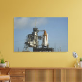 Space Shuttle Discovery is klaar 2 Canvas Afdruk (Insitu (Woonkamer))