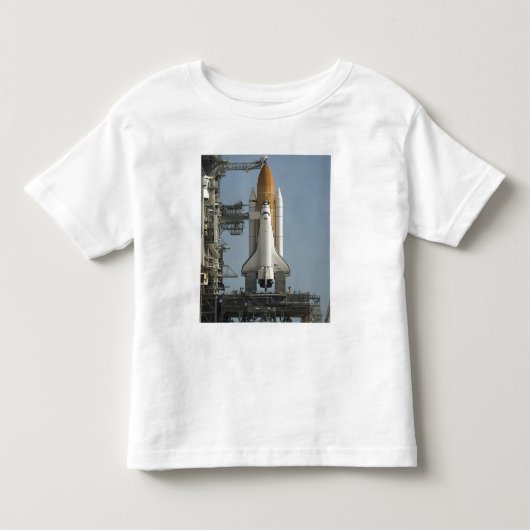 Space Shuttle Discovery is klaar Kinder Shirts (Voorkant)