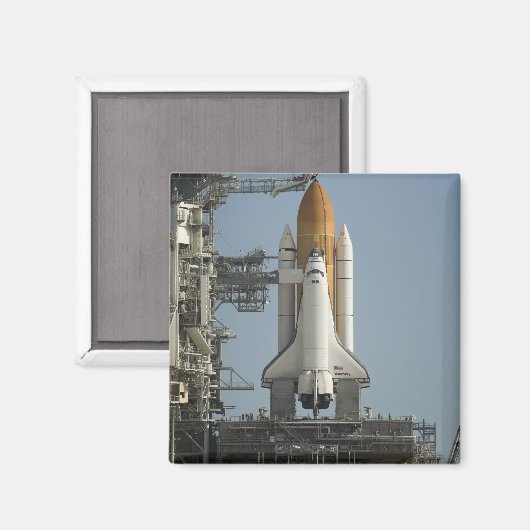 Space Shuttle Discovery is klaar Magneet (Voorkant / Achterkant)
