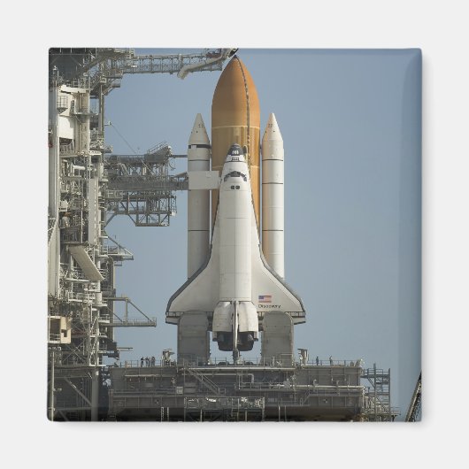 Space Shuttle Discovery is klaar Magneet (Voorkant)