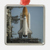 Space Shuttle Discovery is klaar Metalen Ornament (Voorkant)