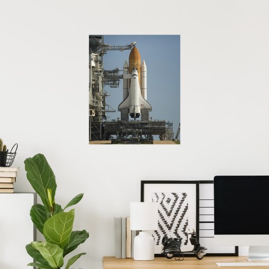 Space Shuttle Discovery is klaar Poster (Thuiskantoor)