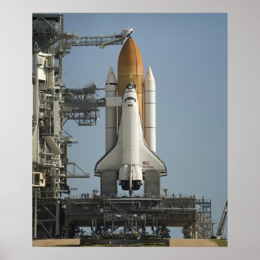 Space Shuttle Discovery is klaar Poster (Voorkant)