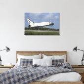 Space shuttle Discovery landt op Runway 33 3 Canvas Afdruk (Insitu (Slaapkamer))