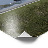 Space shuttle Discovery landt op Runway 33 4 Foto Afdruk (Hoek)