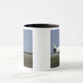 Space shuttle Discovery landt op Runway 33 4 Mok (Midden)