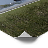 Space shuttle Discovery landt op Runway 33 4 Poster (Hoek)