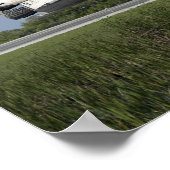 Space shuttle Discovery landt op Runway 33 Poster (Hoek)