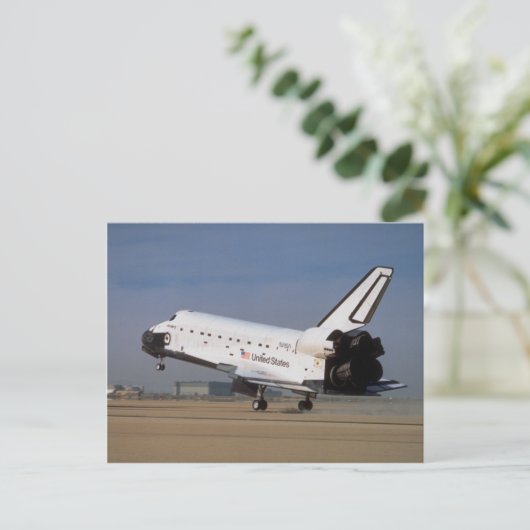 Space shuttle Discovery, Mojave Desert, Californië Briefkaart (Staand voorkant)