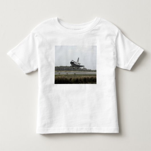 Space Shuttle Discovery-naderingen bij landing Kinder Shirts (Voorkant)