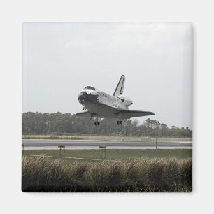 Space Shuttle Discovery-naderingen bij landing Magneet
