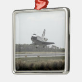 Space Shuttle Discovery-naderingen bij landing Metalen Ornament (Links)