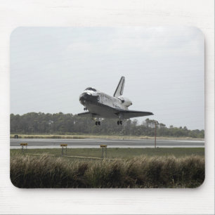 Space Shuttle Discovery-naderingen bij landing Muismat
