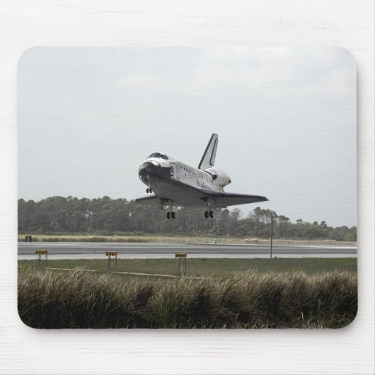 Space Shuttle Discovery-naderingen bij landing Muismat (Voorkant)