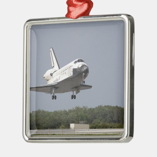 Space Shuttle Discovery nadert landing 2 Metalen Ornament (Links)