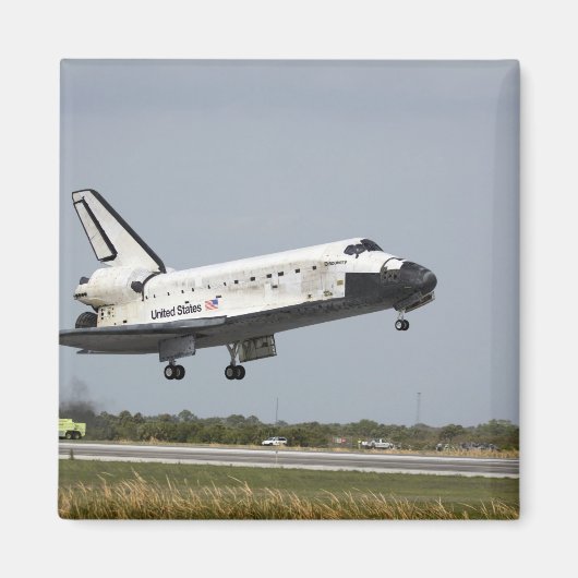 Space Shuttle Discovery nadert landing 3 Magneet (Voorkant)